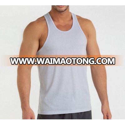 Custom blank gym clothing fitness workout men singlet tank top stringer